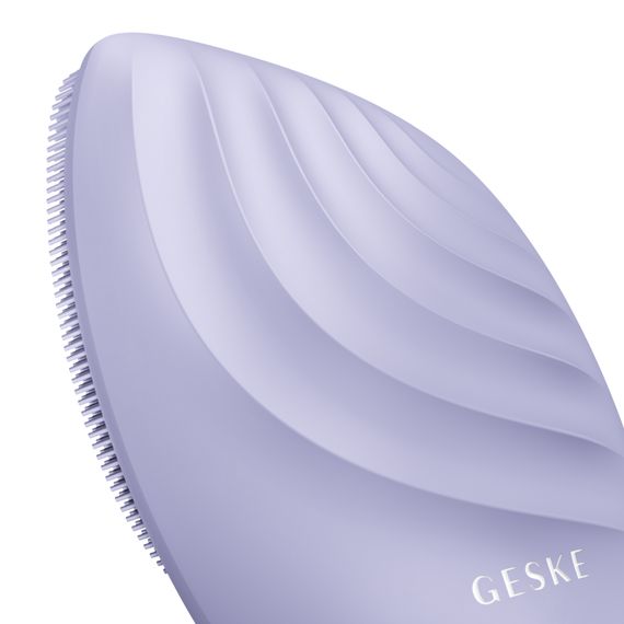Електронна ультразвукова щітка для обличчя GESKE Sonic Facial Brush 5в1 purple | Зображення 4
