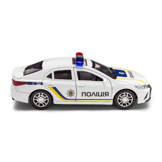 Автомодель дитяча Toyota Camry Поліція TechnoDrive KM250416 масштаб 1:43 | Зображення 1