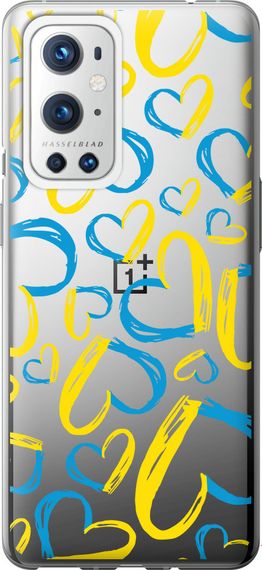 Чехол на OnePlus 9 Pro Сердца UA "5292u-2250-17620"