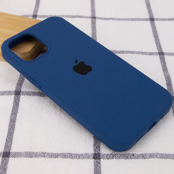 Чехол Silicone Case Full Protective (AA) для Apple iPhone 14 Plus (6.7") Синий / Navy Blue | Зображення 1