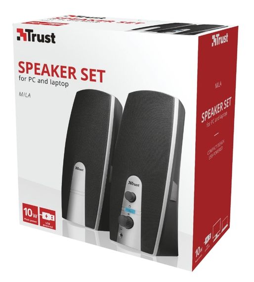 Акустична система (Колонки) Trust 2.0 MILA USB Black/WHITE (16697_TRUST) | Зображення 7