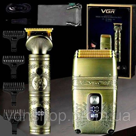 Машинка для стрижки від акб, Машинка для стрижки волосся бездротова, Професійний бездротовий тример VA-71 | Зображення 4