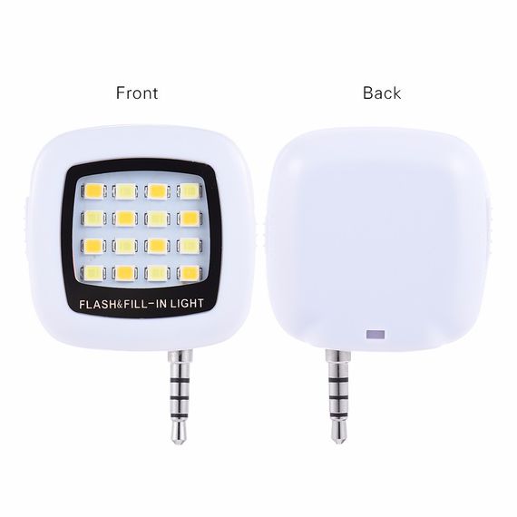 LED спалах для селфи - White | Зображення 1
