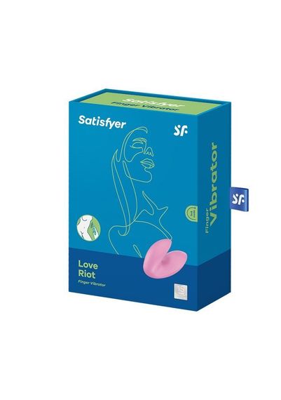 Вібратор на палець Satisfyer Love Riot Pink, 12 варіантів використання | Зображення 5