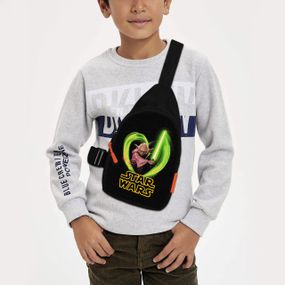 Сумка через плечо детская Йода Star Wars 29х17 см сумка слинг для мальчика (02063)