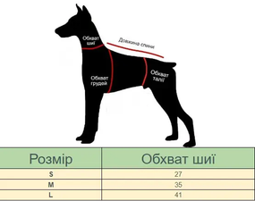 Нашийник бандана для собак і котів, косинка на шию бірюзова M