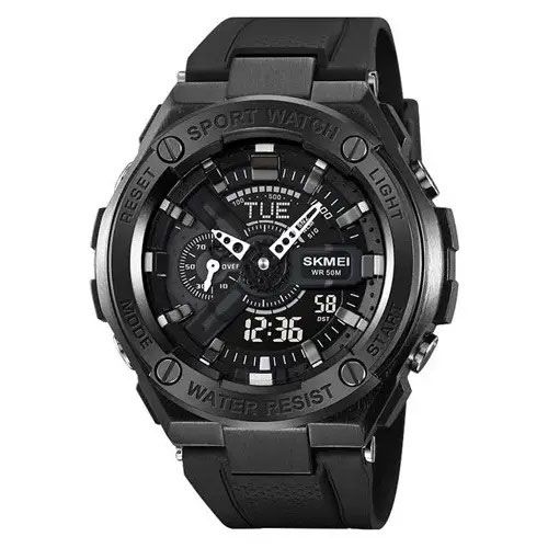 Часы военные мужские SKMEI 2101BK / Модные мужские часы / Часы наручные CY-580 электронные тактические | Зображення 5