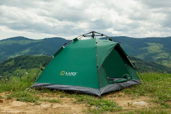 Палатка автоматическая 2-x местная 210*150*120 см, черная | Зображення 3