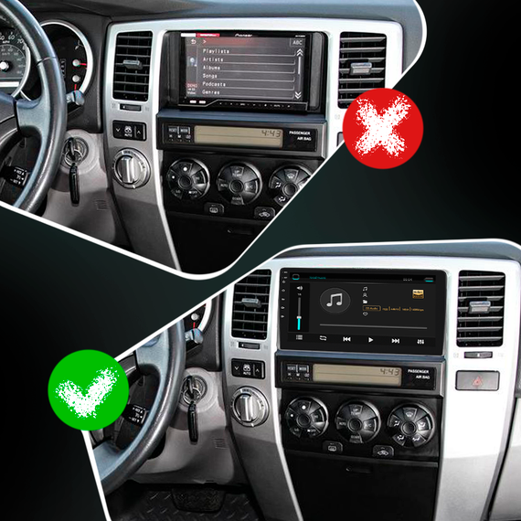 Штатная магнитола 9" Lesko для Toyota 4Runner IV Рестайлинг 2005-2009  1/16Gb/ Wi-Fi Optima Тойота | Зображення 2