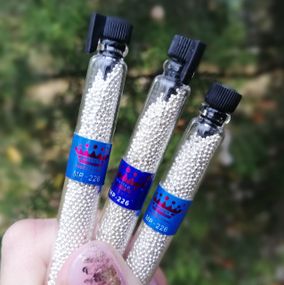 Бульонки серебряные (металл) в колбе