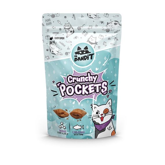 Ласощі для котів з тунцем Mr. Bandit Crunchy Pockets Tuna, 40 гр