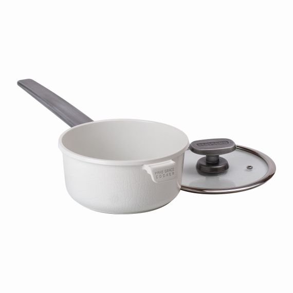 Сотейник з товстим дном об'ємом 1.9 л з антипригарним керамічним покриттям Ø 18 см MGC HP-4-451W | Зображення 1