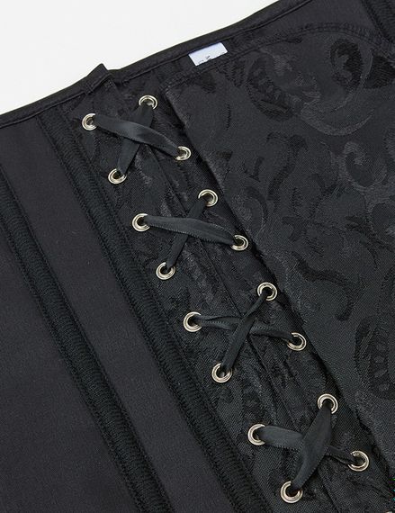 Корсет мереживний Star Night з трусиками в комплекті, чорний, XL (без коробки) sexstyle | Зображення 8