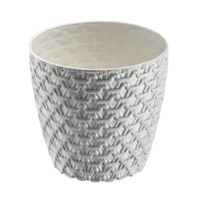 Вазон Плетіння 3л білий ELIF