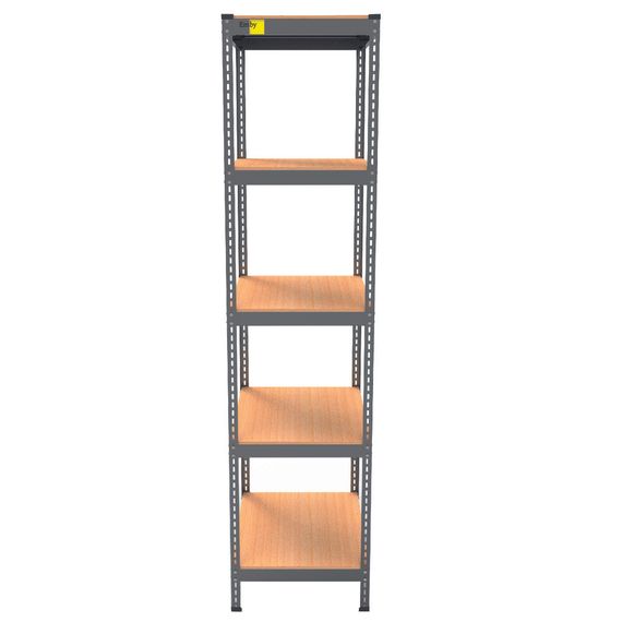 Металевий стелаж MRL-2100 ( 450x450) чорний | Зображення 1