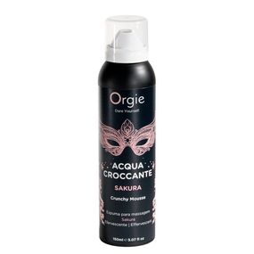 Массажная пенка Orgie – Acqua Croccante Sakura (150 мл), эффект лопающихся пузырьков Sex Aura