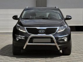 Кенгурятник WT006 (нерж.) для Kia Sportage 2010-2015 гг