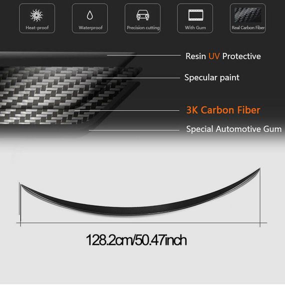 Спойлер V1 (купе, Карбон) для Mercedes S-class C217 Coupe 2014-2020 рр | Зображення 5