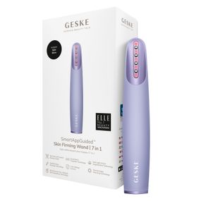 Пристрій для зміцнення і тонізації шкіри обличчя GESKE Skin Firming Wand 7в1 starlight, Фіолетовий