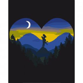 Картина за номерами "Гори та любов" 40х50 10399-NN