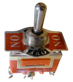 Тумблер 1322 (ON)-OFF-(ON) 6 контактов с самовозвратом Ny95502197