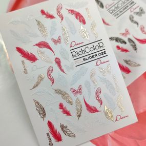 Фольгований слайдер RichColor 022 на водяній основі (6.5x9.5см)