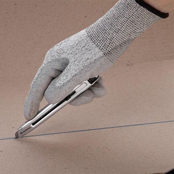 Ніж металевий, посилений 9 мм INTERTOOL HT-05091 | Зображення 7