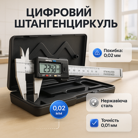 Цифровий штангенциркуль циркуль Digital Caliper 0-150 мм, Штангенциркуль 150мм, Вимірювальні прилади JP-62