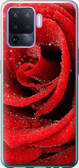 Чехол на Oppo A94 Красная роза "529u-2287-17620"