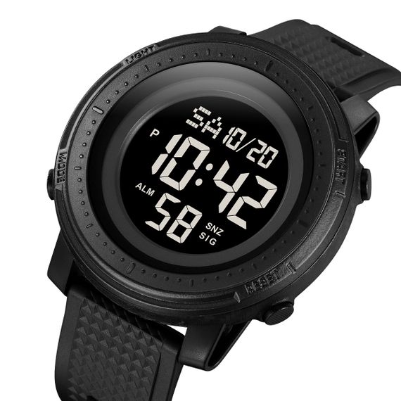 Чоловічий годинник Skmei 2215BK Black | Зображення 1
