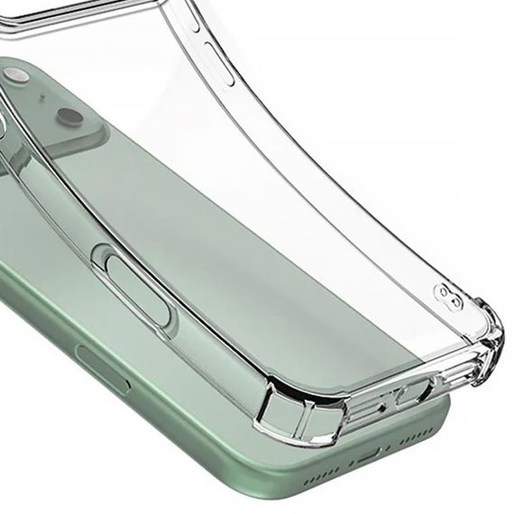 TPU чохол GETMAN Ease logo посилені кути для Apple iPhone 17 Pro Max (6.9") Безбарвний (прозорий) | Зображення 4