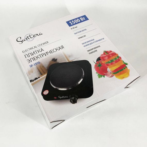 Кухонна електрична плита Suntera SP-1930 черная, Плита електрична потужна, Електро електроплити KZ-62 | Зображення 7