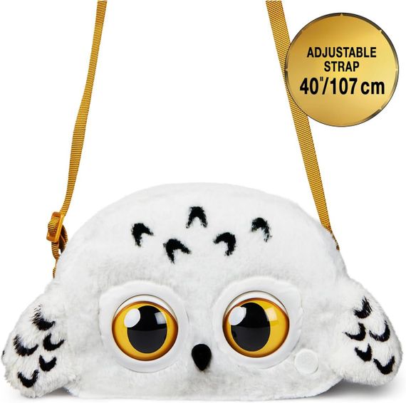 Интерактивная сумочка сова Букля Оригинал Wizarding World Harry Potter Hedwig Purse Pets | Зображення 4