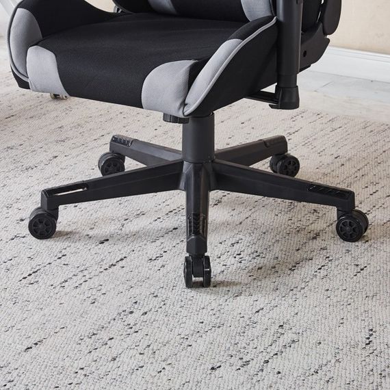 Крісло геймерське з тканини Bonro Бонро B-142 чорно-сіре + 2 подушки (42401117) | Зображення 5