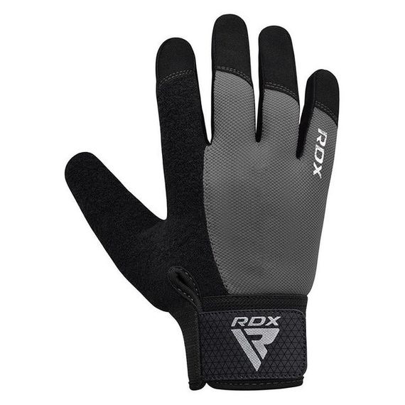 Рукавички для фітнесу RDX W1 Full Finger Plus ( Grey)  L | Зображення 1