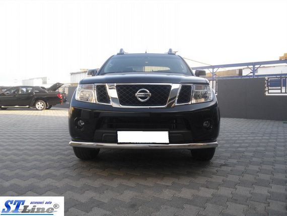 Передній захист ST008-1 (нерж) для Nissan Pathfinder R51 2005-2014рр | Зображення 3