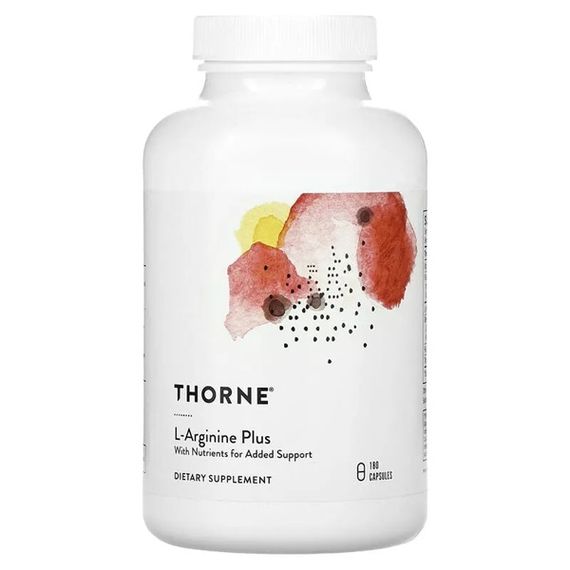 Аргинин Thorne Research L-Arginine Plus With Nutrients for Added Support 180 Veg Caps