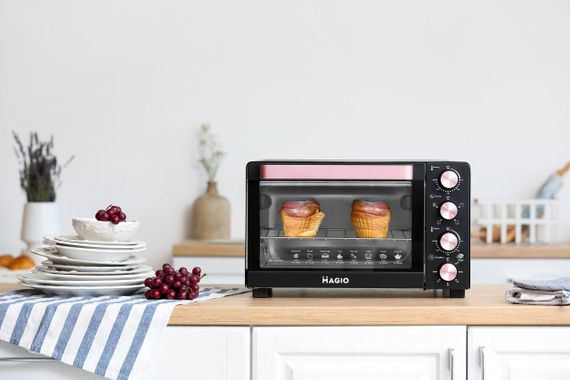 Електродуховка настільна Magio MG-247, 20 л, 1500 Вт, з конвекцією і таймером | Зображення 3