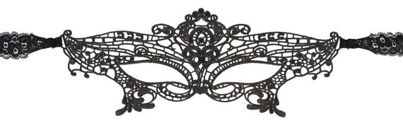 Маска на очі - 2480263 Cottelli Collection Mask Black | Зображення 3