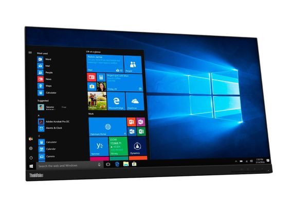 Монитор Б-класс Lenovo ThinkVision T27q-20 / 27" (2560x1440) IPS / 1x HDMI, 1x DisplayPort, 4x USB 3.1, 1x Audio / VESA 100x100 / Pivot / Без стойки б/у | Зображення 3