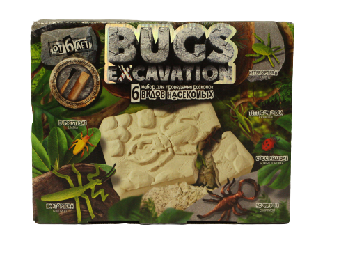 Археологічний дитячий ігровий набір для проведення розкопок BUGS Excavation набір розкопки жуків