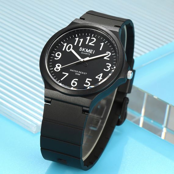 Чоловічий годинник Skmei 2108BKBK-AC Black Black-AC | Зображення 2