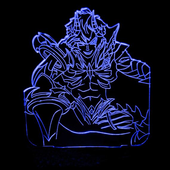 Акриловый светильник-ночник Дариус синий tty-n001164