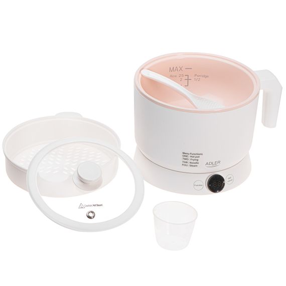 Мультиварка 1 л 800 Вт Adler AD 6422, 4 режими, пароварка | Зображення 3