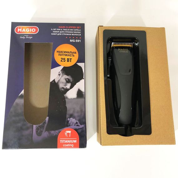 Машинка для стрижки волосся MAGIO MG-591, Електробритва для голови, Бритва RZ-910 для бороди | Зображення 7
