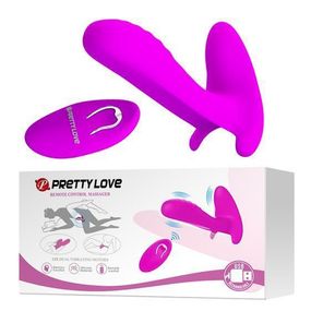 Вібратор - Pretty Love Remote Control Massager Purple Sex Aura
