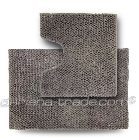 Набір килимків для ванної 2шт: 55*50см+55*80см Ананас граніт Дариана
