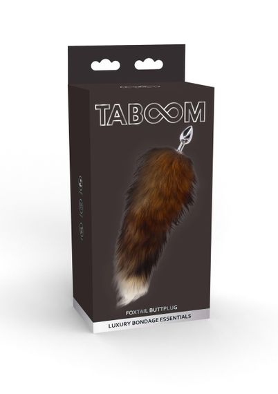 Анальный хвост с металлической пробкой Foxtail Buttplug TABOOM sexstyle | Зображення 5