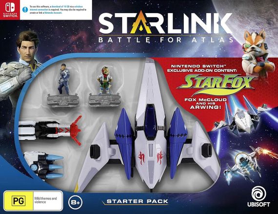 Игра Starlink Battle for Atlas для Nintendo Switch, стартовый игровой набор с пилотами, звездолетом и оружием