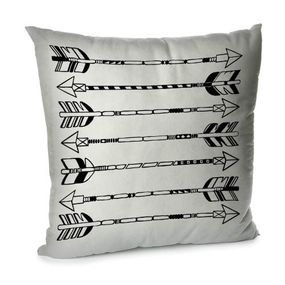 Подушка диванна з оксамиту Стрелы 45x45 см (45BP_TFL006)